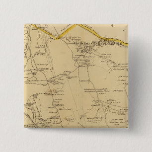Bóton Quadrado 5.08cm Greenburgh, Nova York