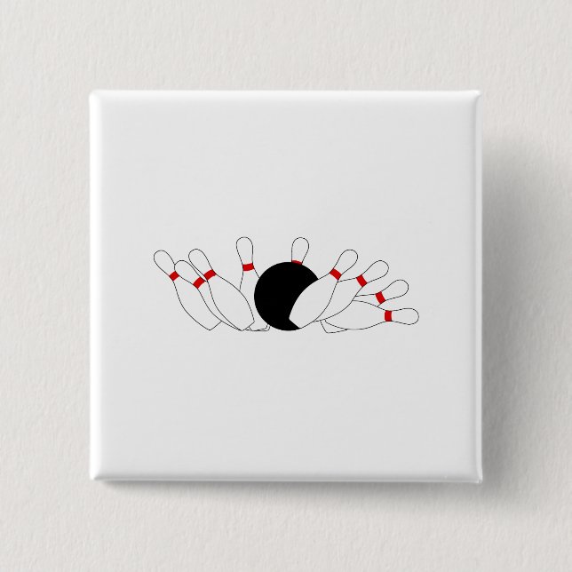 Bóton Quadrado 5.08cm Greve (Frente)