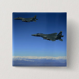 Bóton Quadrado 5.08cm Greve Eagles 2 da força aérea de E.U.F-15E