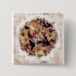 Bóton Quadrado 5.08cm Grinalda #3 do Natal