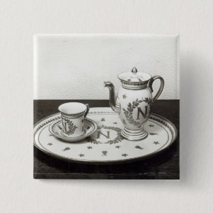 Bóton Quadrado 5.08cm Grupo de café de Napoleon