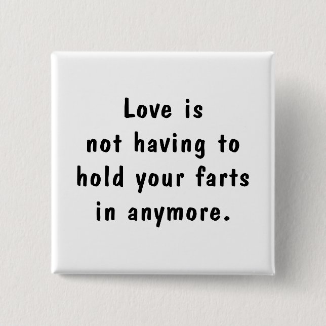 Bóton Quadrado 5.08cm Guardare seu Farts (Frente)