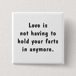 Bóton Quadrado 5.08cm Guardare seu Farts