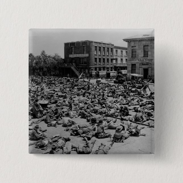 Bóton Quadrado 5.08cm Guerra civil americana (Frente)