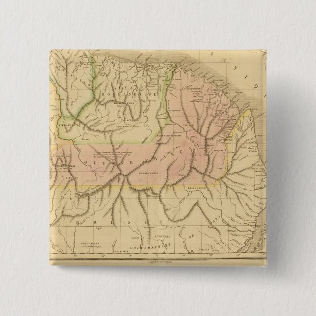 Bóton Quadrado 5.08cm Guiana (Frente)