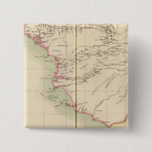 Bóton Quadrado 5.08cm Guiné-Bissau Serra Leoa, África