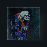 Bóton Quadrado 5.08cm Gustav Klimt - Morte e Vida<br><div class="desc">Morte e vida - Gustav Klimt,  Oil on Canvas,  1910-1915</div>