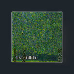 Bóton Quadrado 5.08cm Gustav Klimt - O Parque<br><div class="desc">O Parque - Gustav Klimt,  Oil on Canvas,  1910</div>