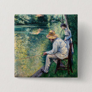 Bóton Quadrado 5.08cm Gustave Caillebotte - Angling