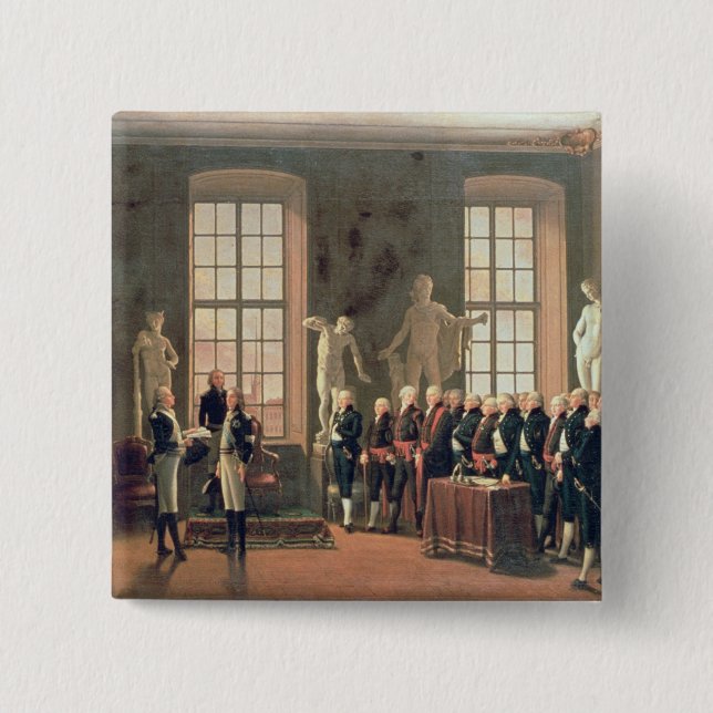 Bóton Quadrado 5.08cm Gustavo IV (Frente)