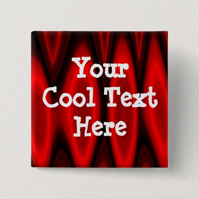 Bóton Quadrado 5.08cm Hall of Flame Modelo - Personalizado (Frente)