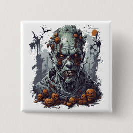 Bóton Quadrado 5.08cm Halloween