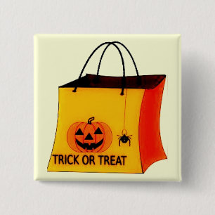 Bóton Quadrado 5.08cm Halloween Bag