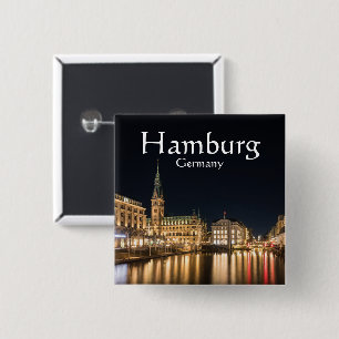 Bóton Quadrado 5.08cm Hamburgo
