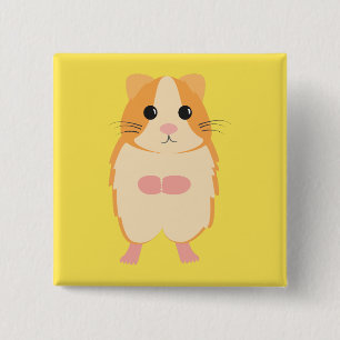 Bóton Quadrado 5.08cm Hamster