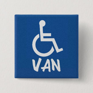 Bóton Quadrado 5.08cm Handicapped Van