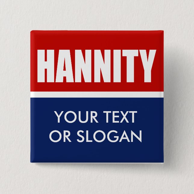 BÓTON QUADRADO 5.08CM HANNITY 2012 (Frente)