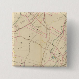 Bóton Quadrado 5.08cm Harrison, Rye, Nova York