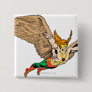 Bóton Quadrado 5.08cm Hawkman voa