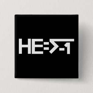 Bóton Quadrado 5.08cm HE=√-1 (é imaginário) [ELE = a raiz quadrada d