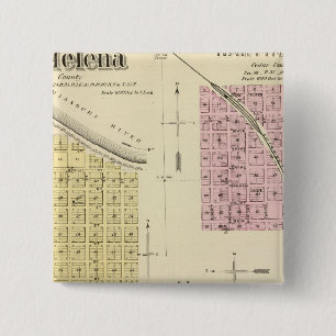 Bóton Quadrado 5.08cm Helena, Nebraska