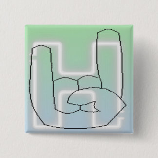 Bóton Quadrado 5.08cm Hella Button