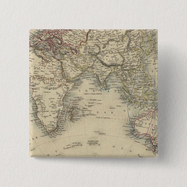 Bóton Quadrado 5.08cm Hemisfério Leste 4 (Frente)