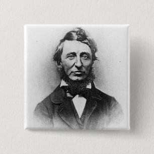 Bóton Quadrado 5.08cm Henry Thoreau