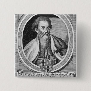 Bóton Quadrado 5.08cm Hermann de Salza