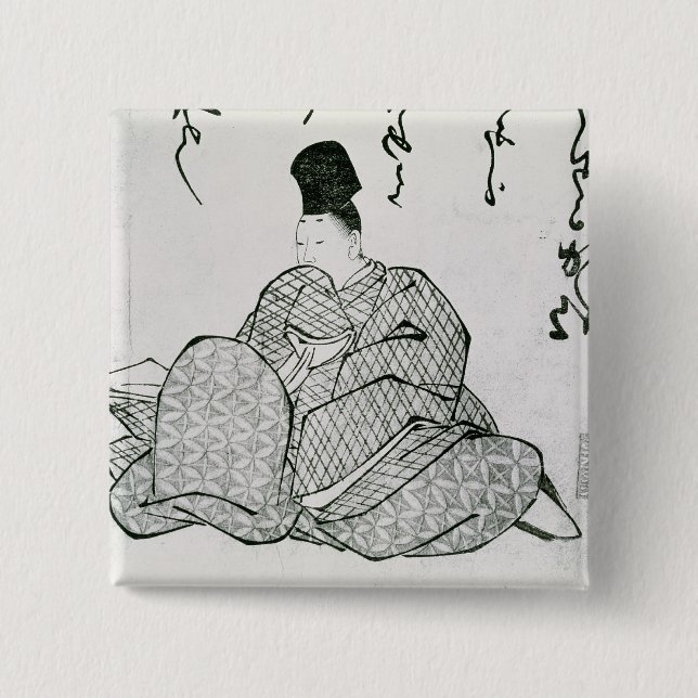 Bóton Quadrado 5.08cm Herói de um Monogatari (Frente)