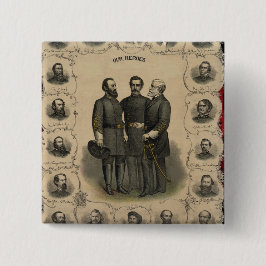 Bóton Quadrado 5.08cm Heróis da Guerra Civil