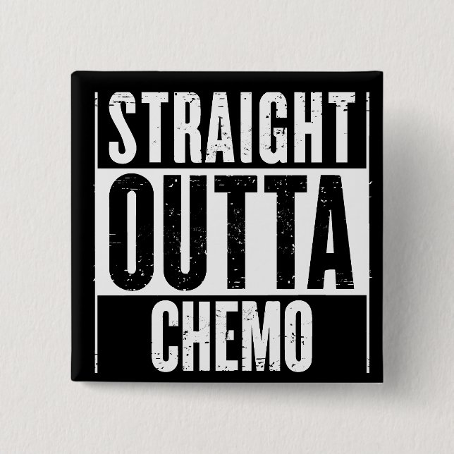 Bóton Quadrado 5.08cm Hetero Outta Chemo (Frente)