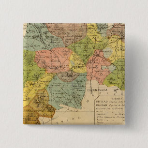 Bóton Quadrado 5.08cm Hidalgo, México