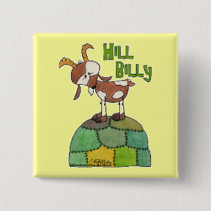 Bóton Quadrado 5.08cm Hill Billy