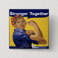 Hillary Clinton mais forte junto