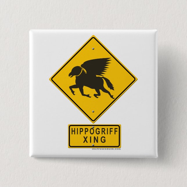 Bóton Quadrado 5.08cm Hippogriff XING (Frente)
