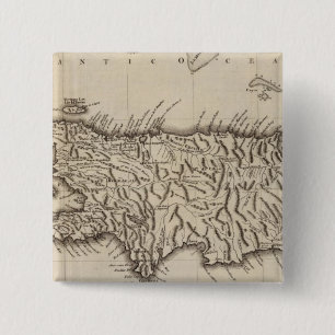 Bóton Quadrado 5.08cm Hispaniola, Rua Domingo