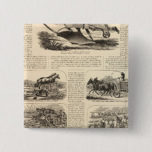 Bóton Quadrado 5.08cm HL Emory e Filhos