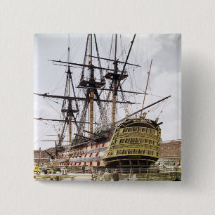 Bóton Quadrado 5.08cm HMS Victory