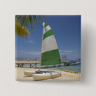 Bóton Quadrado 5.08cm Hobie Cat, Ilha Plantation