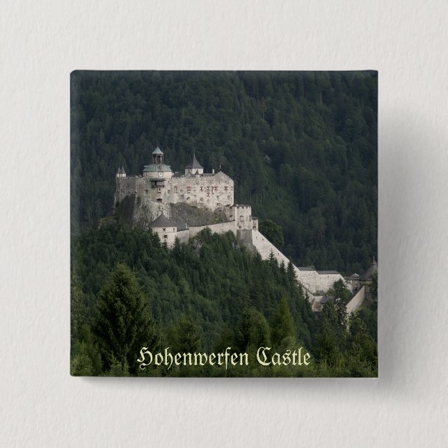 Bóton Quadrado 5.08cm Hohenwerfen Castle (Frente)