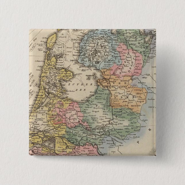 Bóton Quadrado 5.08cm Holanda (Frente)