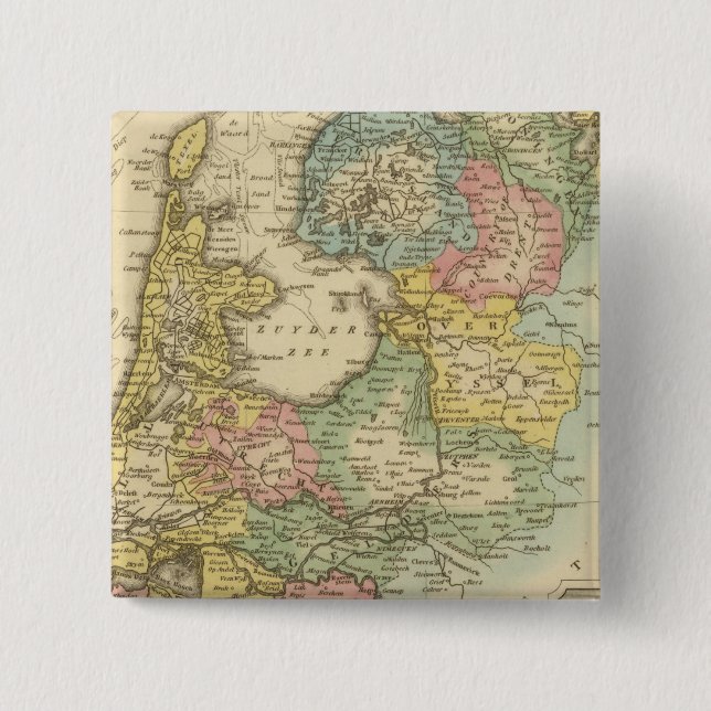 Bóton Quadrado 5.08cm Holanda 4 (Frente)
