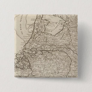 Bóton Quadrado 5.08cm Holanda, Friesland, Groningen, Overyssel