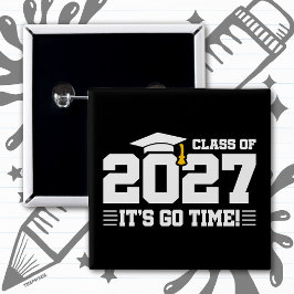 Bóton Quadrado 5.08cm Hora de Ir Graduação Turma de Formatura da Turma d