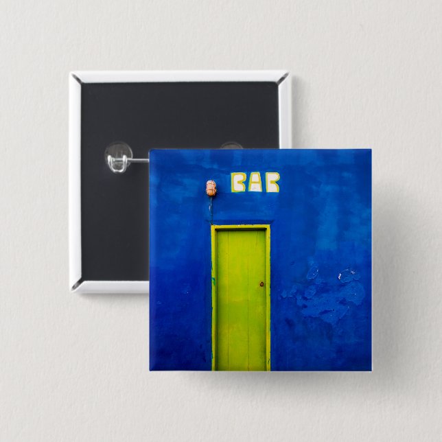 Bóton Quadrado 5.08cm Horas felizes (Frente & Verso)