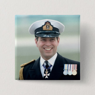 Bóton Quadrado 5.08cm HRH Prince Andrew