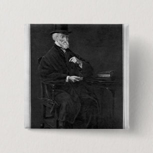 Bóton Quadrado 5.08cm Hubert George de Burgh-Colocação em latas