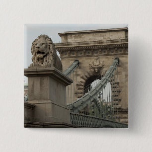 Bóton Quadrado 5.08cm Hungria, capital Budapeste. Histórico 2