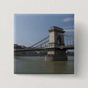 Bóton Quadrado 5.08cm Hungria, capital Budapeste. Histórico 3